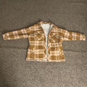 Aerie Plaid Sherpa Lined Jacket